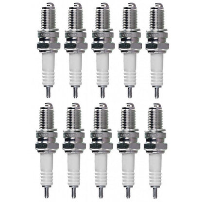 Set of 10 NGK Spark Plugs D8EA for Yamaha XT350 (1985–2000) TLX-ngk2120-CL360A73