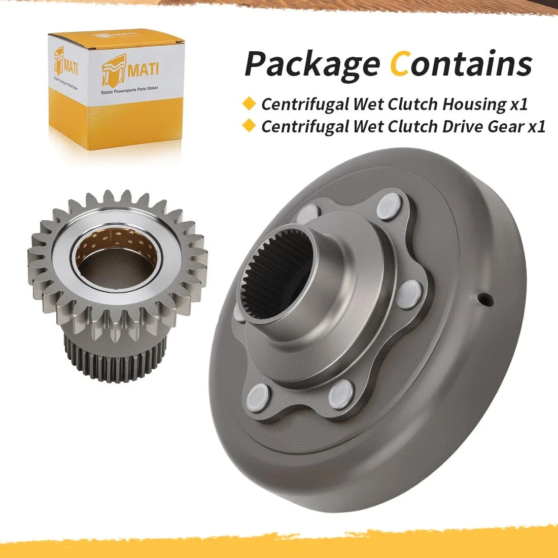 Centrifugal Wet Clutch Drum 22500-HC4-000 for Honda Fourtrax 300 TRX300 (1988–2000)