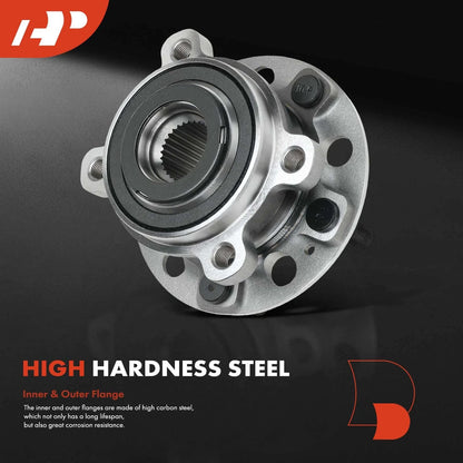 2X Front Wheel Hub & Bearing Assembly for Hyundai Sonata Kia Sportage (2011–2019)