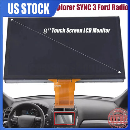 8" Touch Screen LCD Monitor for Ford F-250 Super Duty (2013–2018) LQ080Y5DZ05