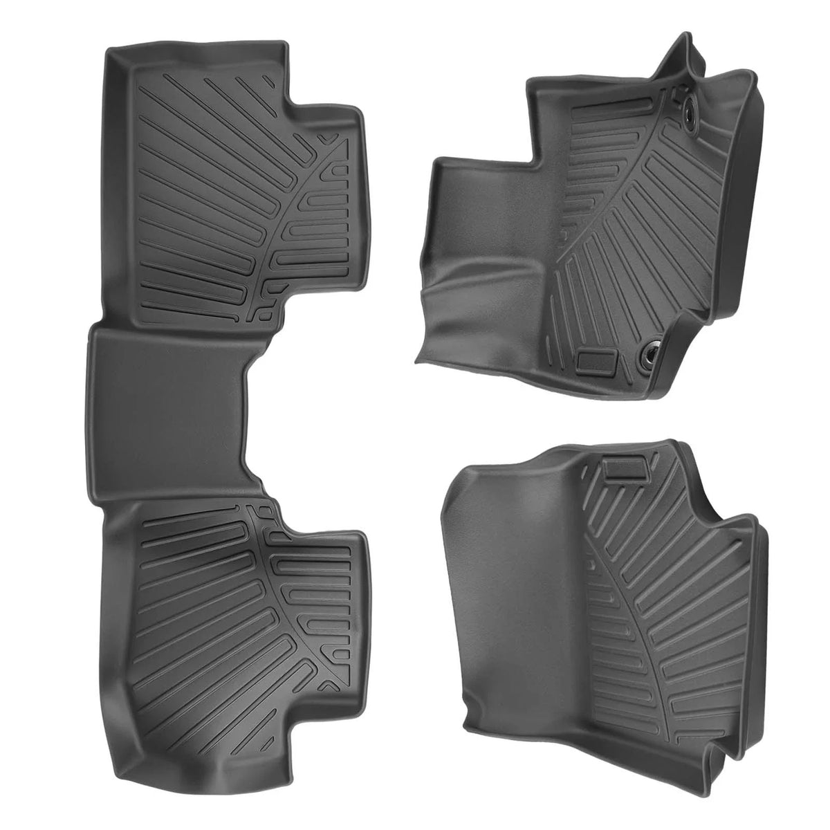 3D Floor Mats & Floor Liners for Toyota RAV4 Hybrid (2019–2024) Rubber TPE