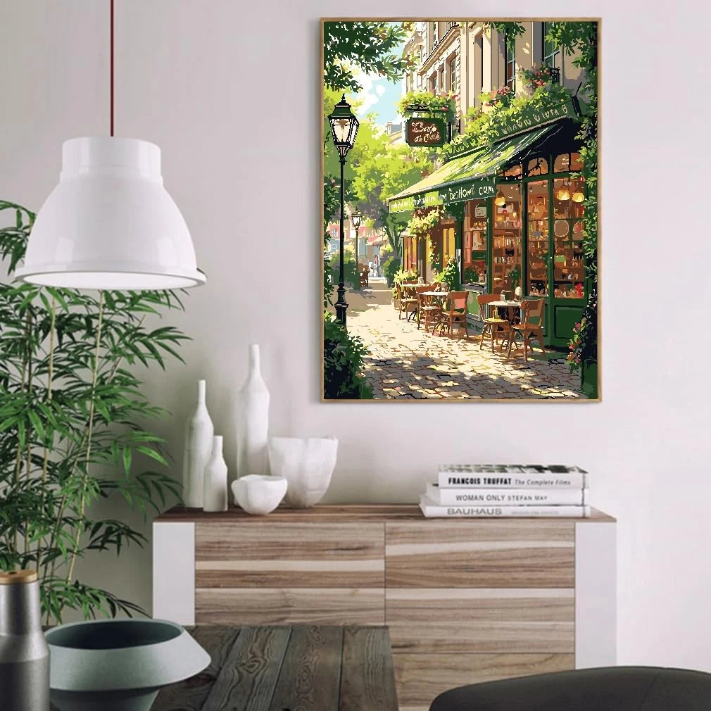 Paint by Numbers Kit for Adults - Easy Street 16x20 inches