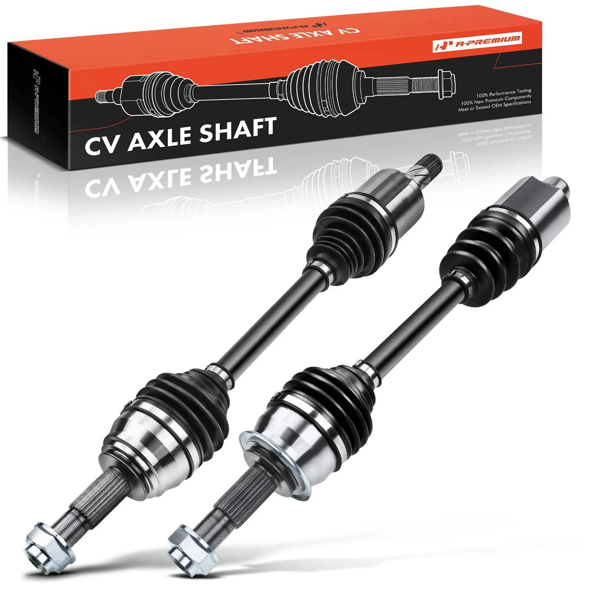 2X Front CV Axle Assembly for Chevy Sonic (2012–2019) 95015105, NCV10299