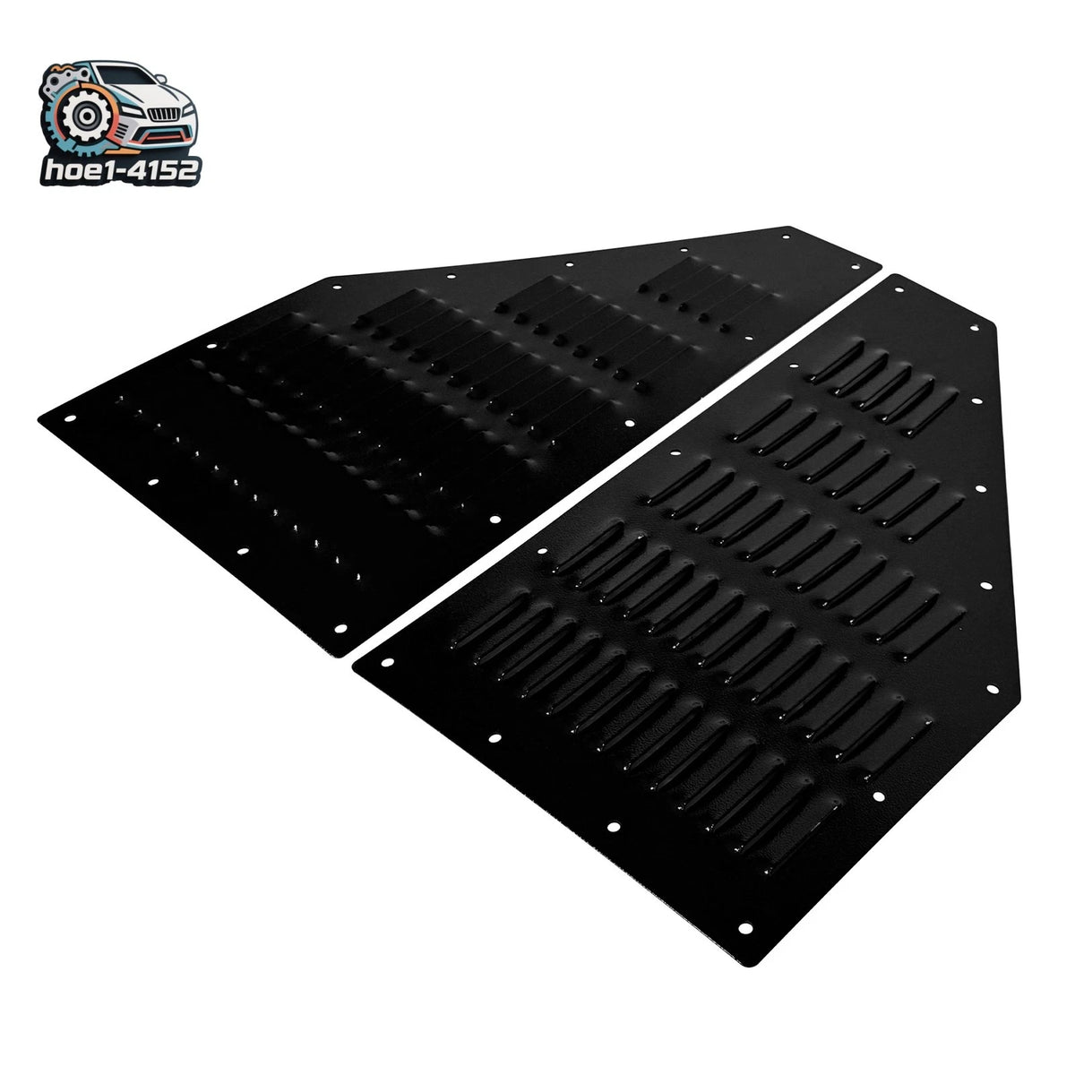 2X Aluminum Hood Louvers for Jeep Cherokee Comanche (1984–2001)