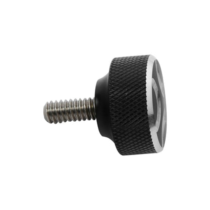Set of 4 Black 1/4-20" Thread Seat Bolts for Harley Touring Road King Glide (1997–2025)