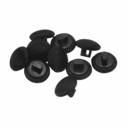 10pcs 10mm Round Fabric Cloth Covered Buttons for Automotive Use
