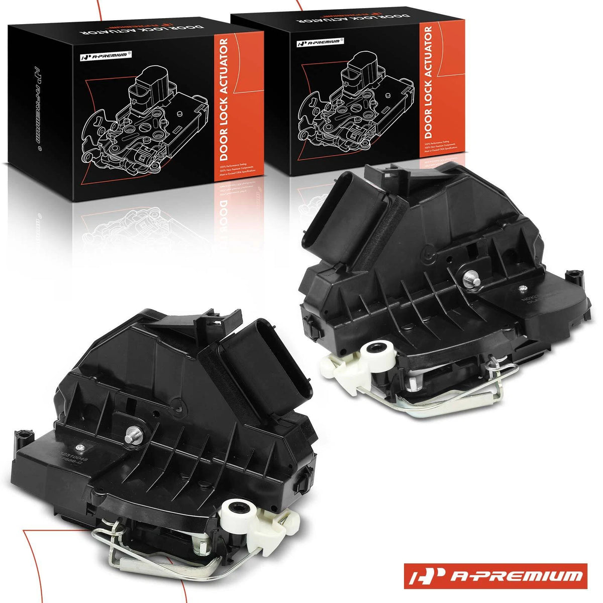 2X Front Door Lock Actuator for Ford Focus (2012–2018) CM5Z54219A65-F, CP9Z54219A65A
