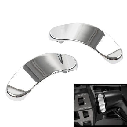 Set of 2 Moto Master Cylinder Clamp Plugs for Honda Goldwing GL1500 GL1800 (1988–2017) Chrome