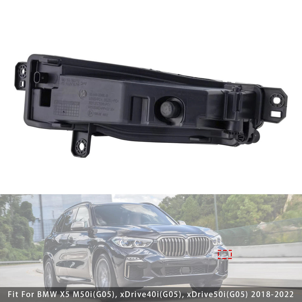 LED Front Left Fog Light for BMW X5 (2018–2022) 63177406365