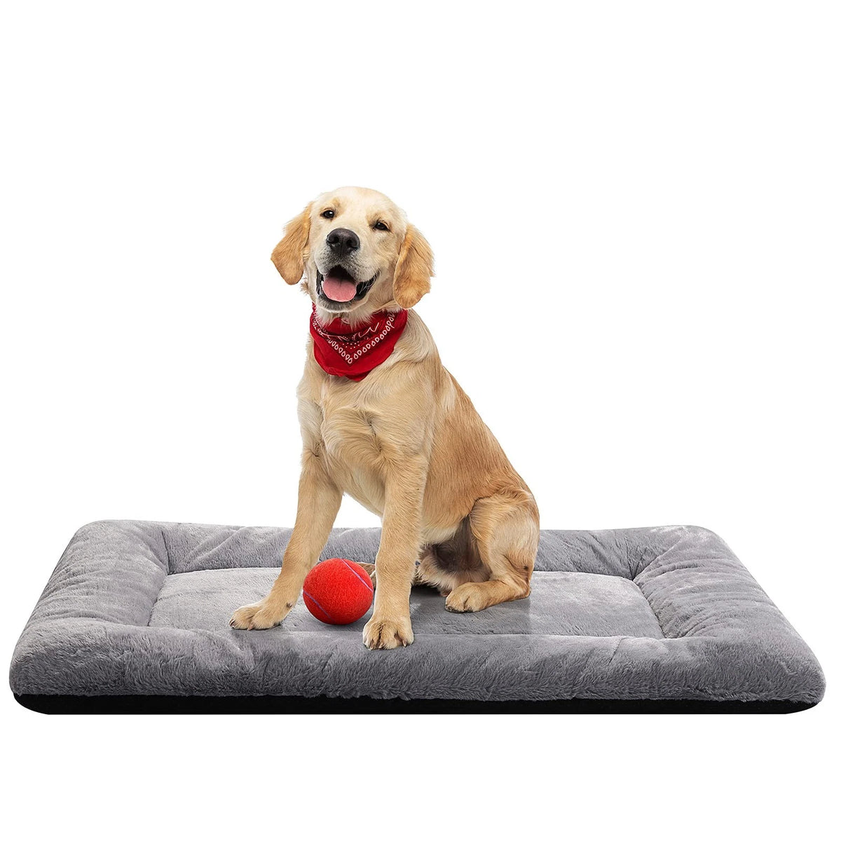 Dog Beds Crate Pad for Medium/Large Dogs (36"x23"x1") - Gray