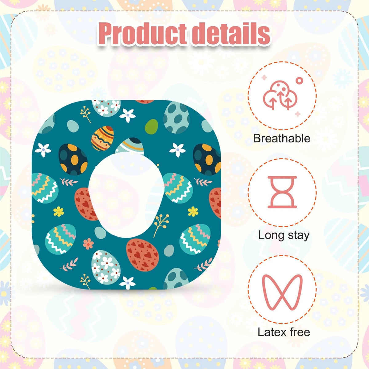 25pcs Adhesive Patches for Dexcom G7 (Waterproof, 1.02x1.16 Inch)