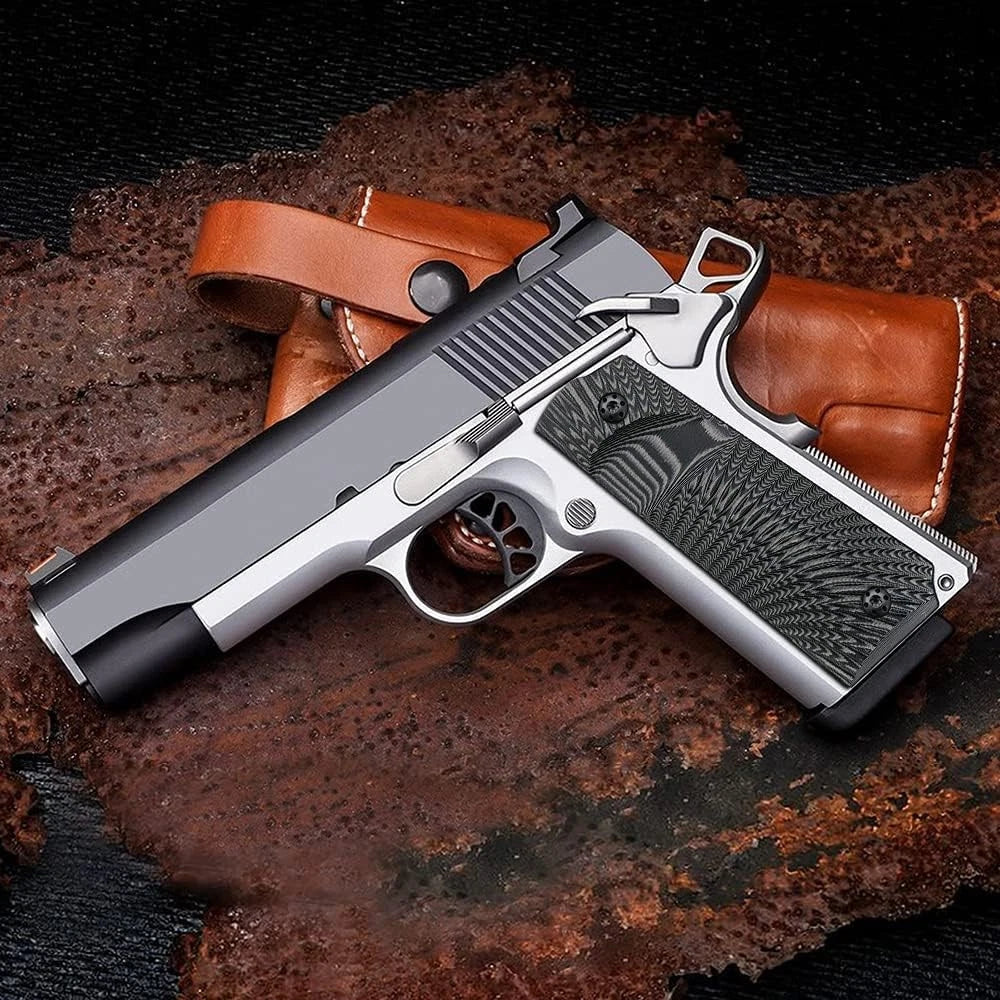 G10 Grips for 1911 Full Size (Ambi Cut, Sunburst Texture)