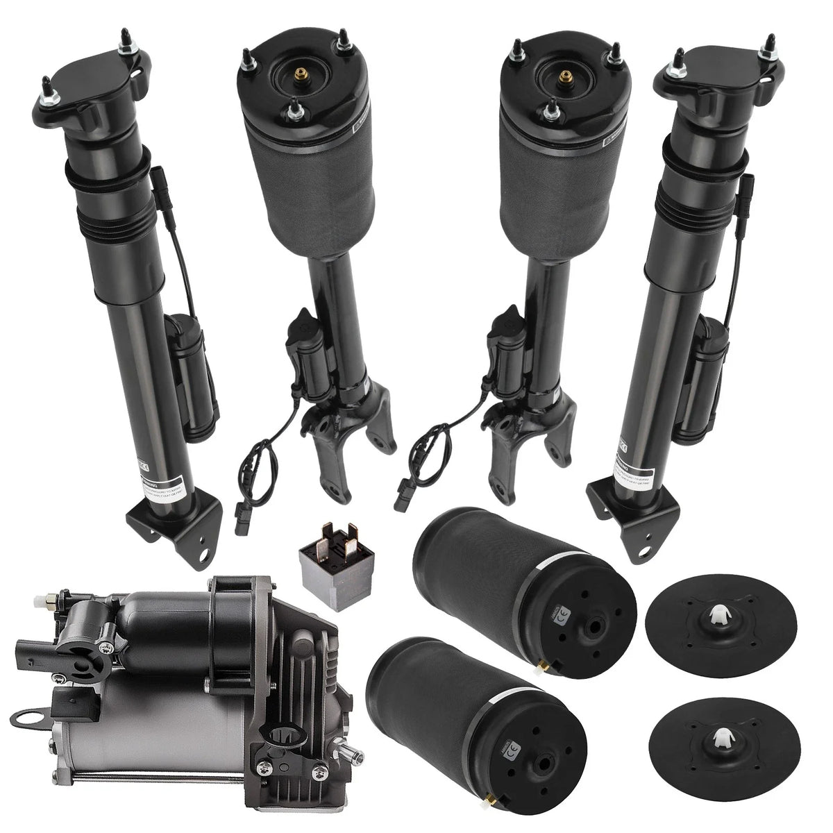 Air Suspension Compressor Air Spring Bag Set for Mercedes GL ML320 (2007–2012)