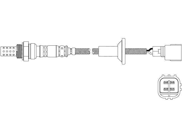 Oxygen Sensor Downstream Right for Lexus IS300 (2018–2024) 68573YCFJ