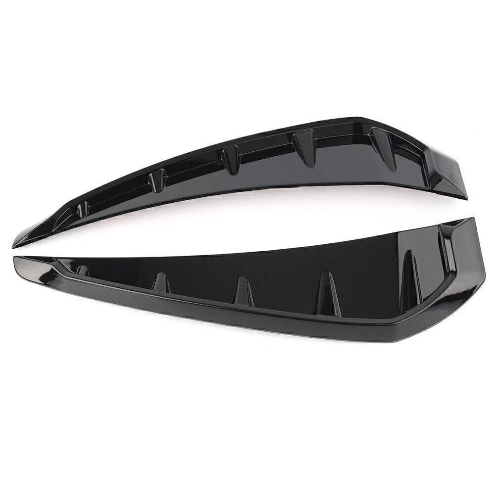 Set of 2 Side Fender Vents for Honda Civic (2016–2020) Glossy Black ABS