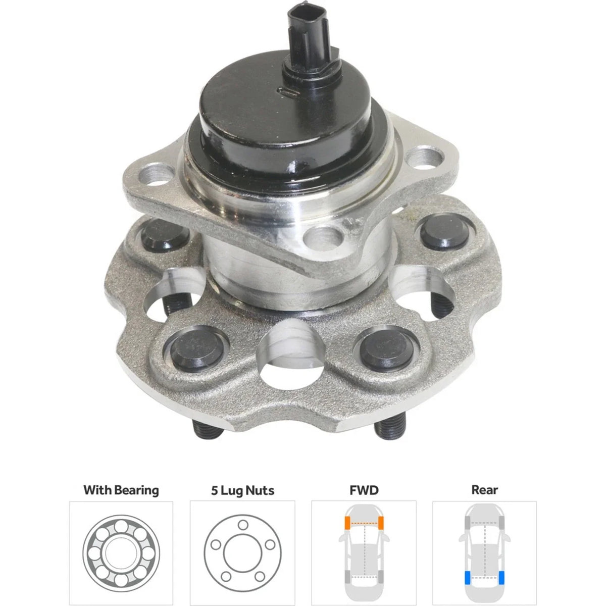 Wheel Hubs for Toyota Mirai (2016–2020) Front & Rear with Bearing FWD