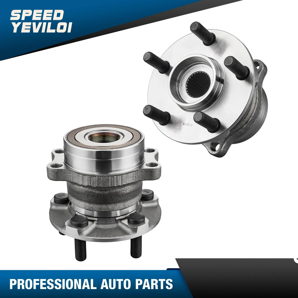 Front Wheel Bearing Hub Pair for Subaru Crosstrek Forester Impreza (2012–2021)