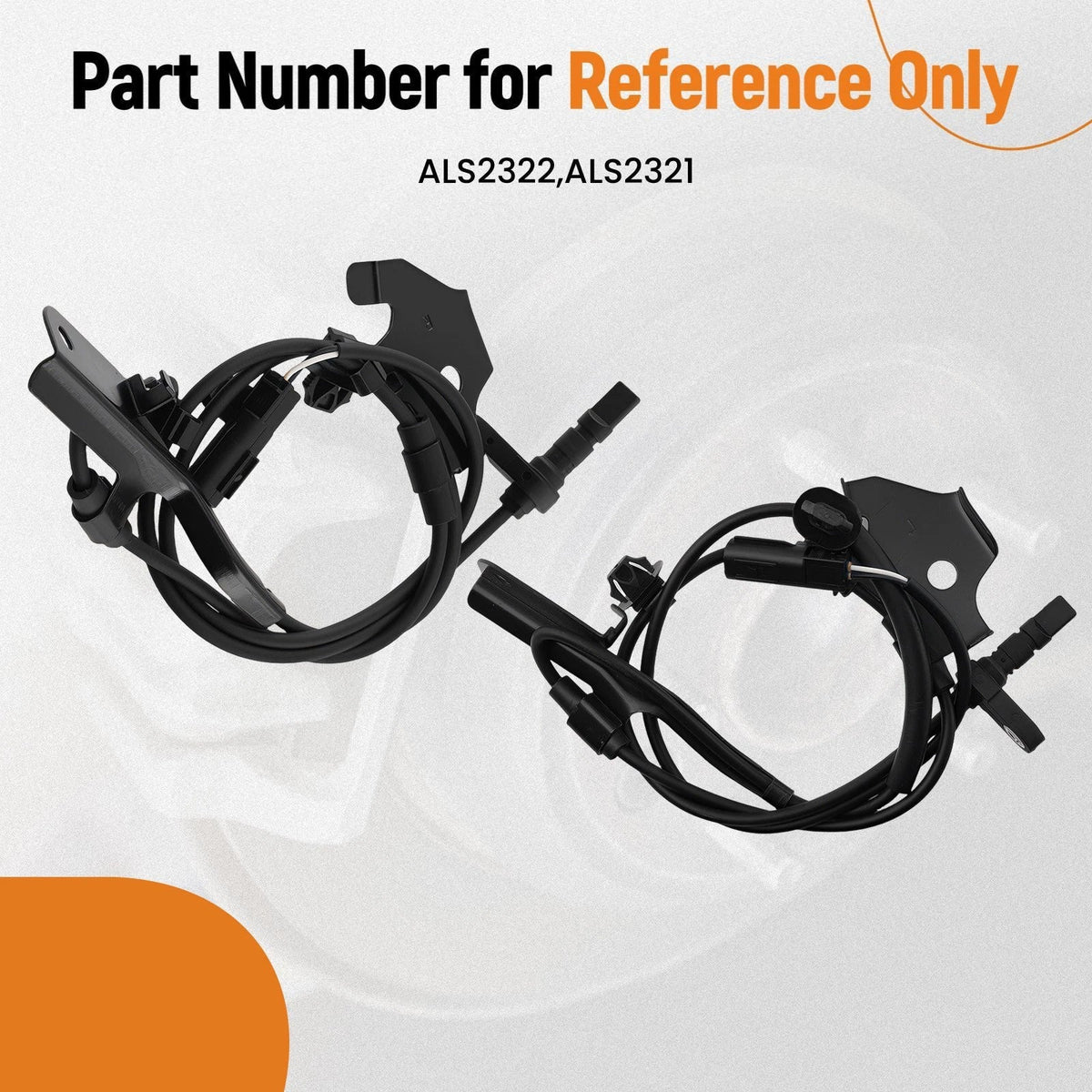 2PC ABS Sensor for Lexus CT200h (2011–2016) Toyota Prius ALS2322