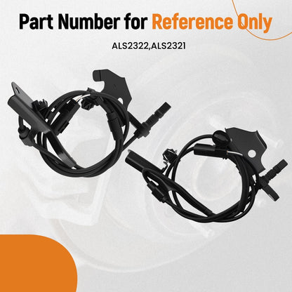 2PC ABS Sensor for Lexus CT200h (2011–2016) Toyota Prius ALS2322