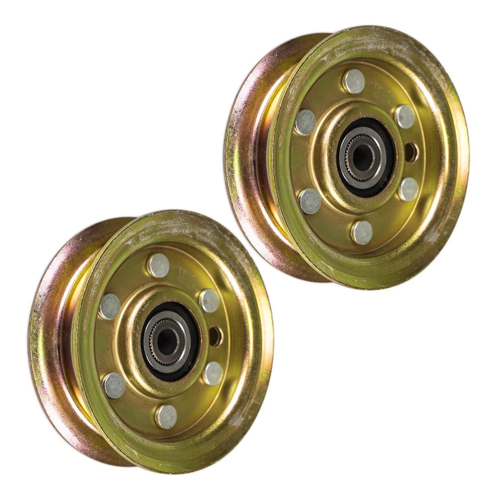 Set of 2 Idler Pulleys for Husqvarna GT GTH LT LTH (532131494, 532173438)