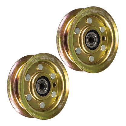 Set of 2 Idler Pulleys for Husqvarna GT GTH LT LTH (532131494, 532173438)