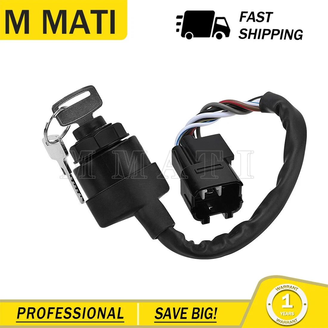 Ignition Switch for Kawasaki Teryx KRX4 KRX 1000 KRF1000 KRT1000 (2020–2024)