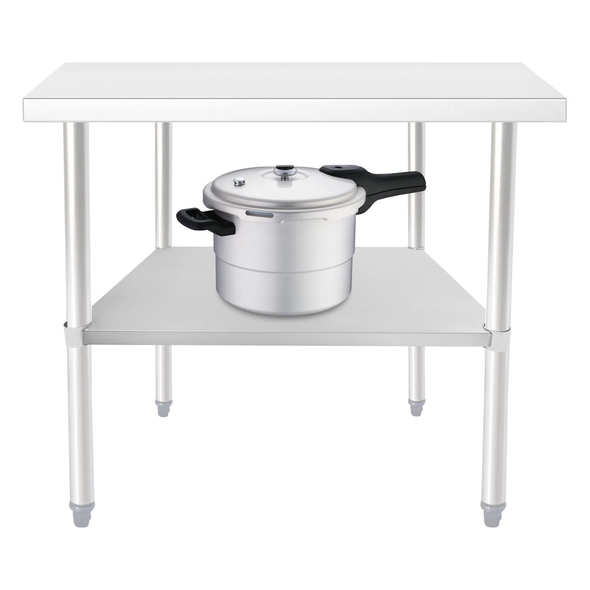 Adjustable Stainless Steel Under Shelf for DuraSteel Work Tables (27.95"×21.65")