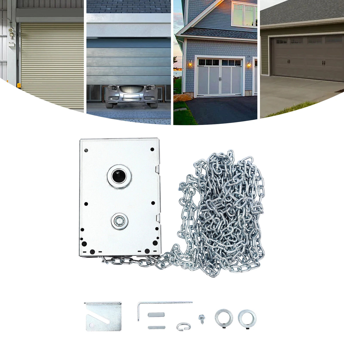 4:1 Gear Ratio Chain Hoist for Roll Up Doors (Garage Door Opener)