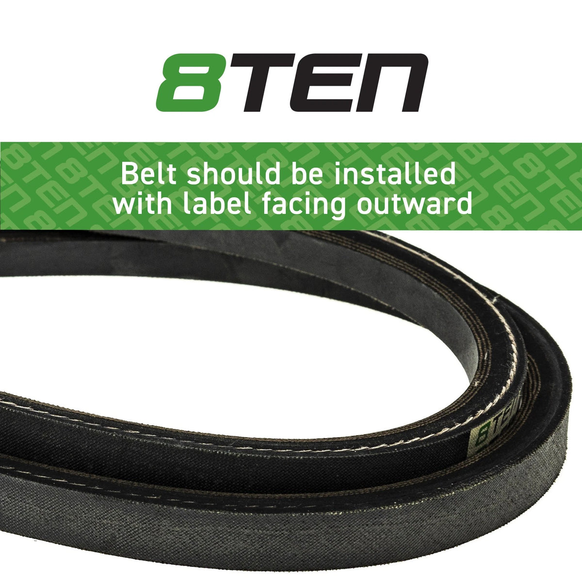 8TEN Raw Edge Drive Belt for Ferris 5021677, BT-314 (52-Inch Deck)