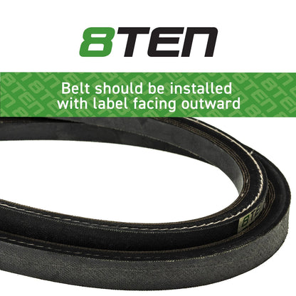 8TEN Raw Edge Drive Belt for Ferris 5021677, BT-314 (52-Inch Deck)