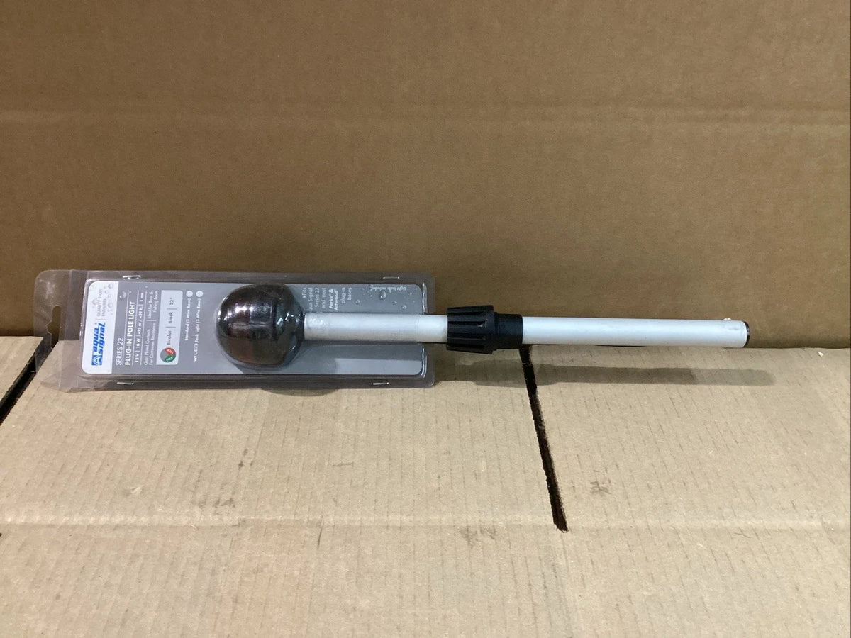 Aqua Signal 22112-7 Bicolor 12" Plug In Pole Light for Marine (N/A)