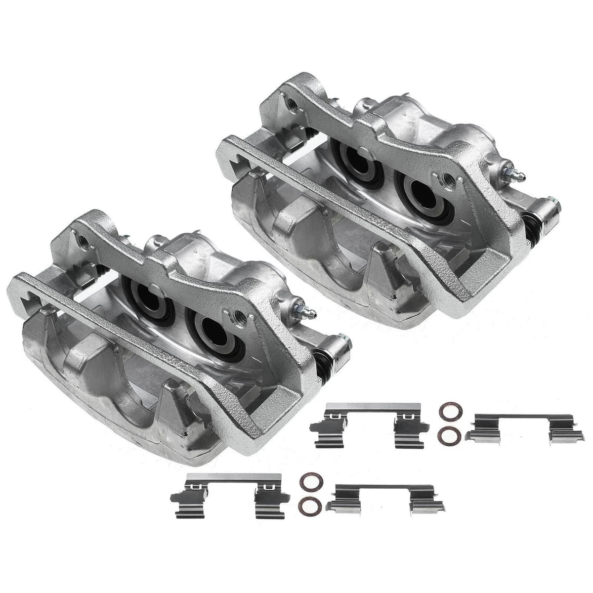 2X Front Disc Brake Calipers with Bracket for Ford Mustang (2015–2018)