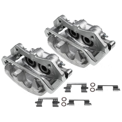 2X Front Disc Brake Calipers with Bracket for Ford Mustang (2015–2018)
