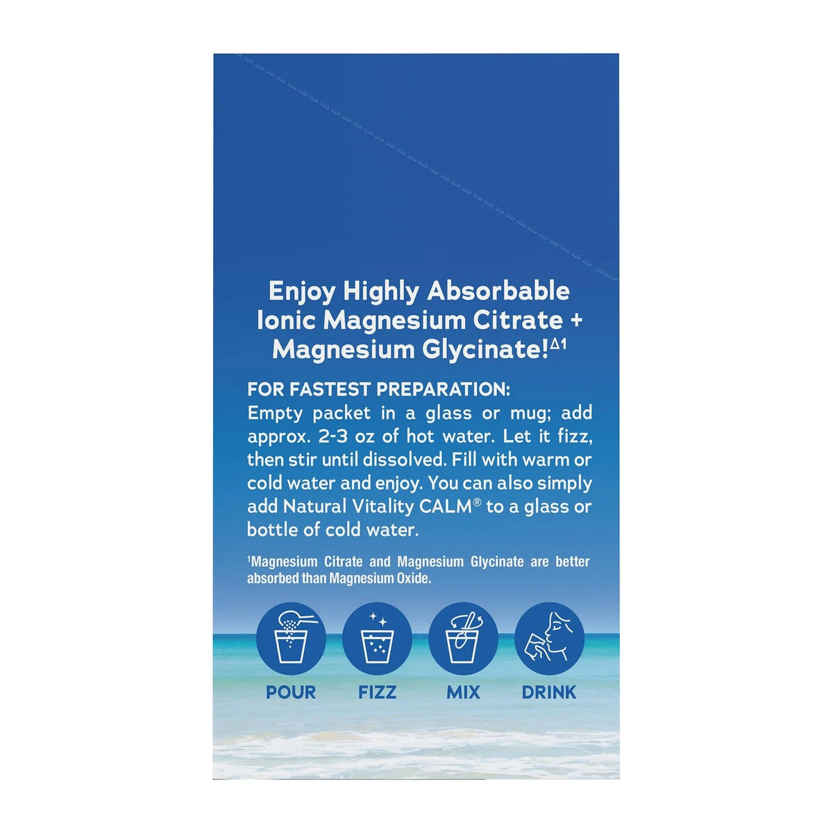 Natural Vitality Calm Magnesium 3.6 Ounce (30 Count)