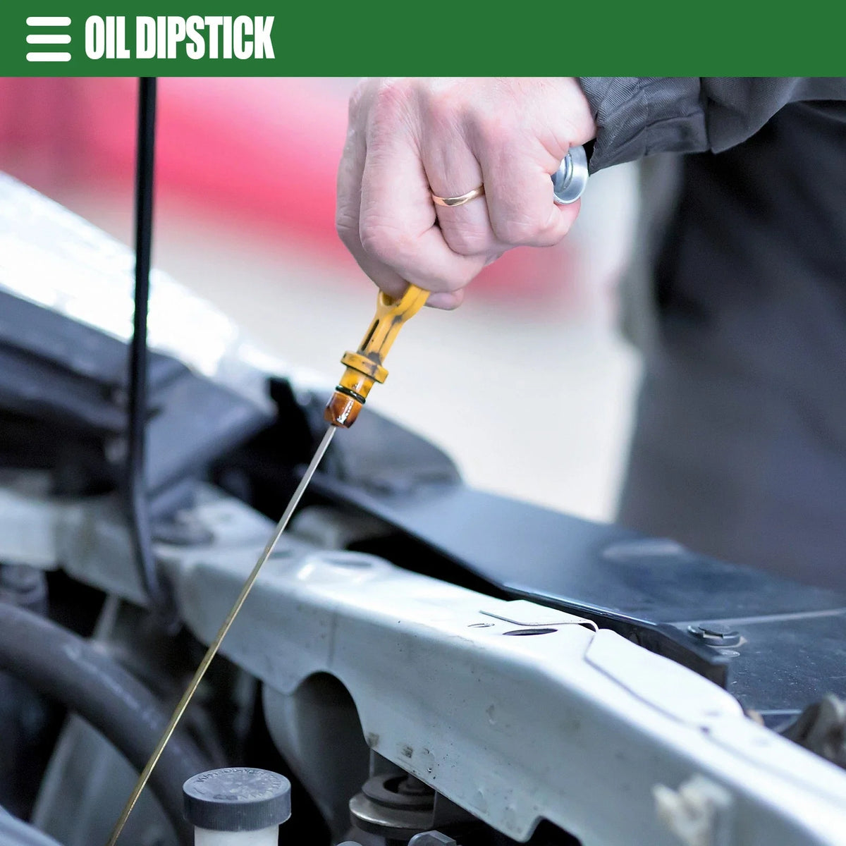 Engine Oil Level Indicator Dipstick for Chevrolet Express (2003–2014) Black