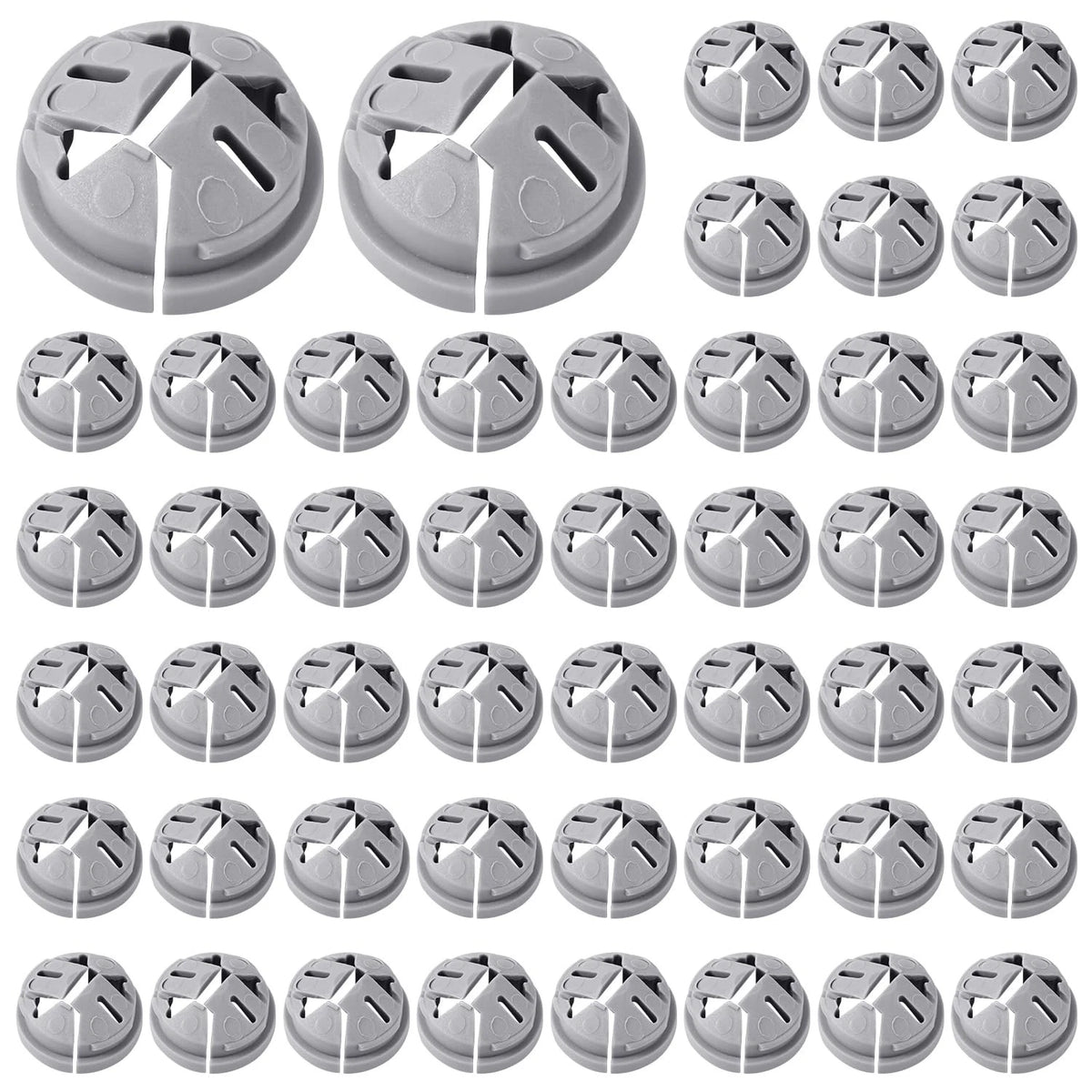 100pcs Push-in Cable Connectors for 3/8 Inch Trade Size Non-Metallic