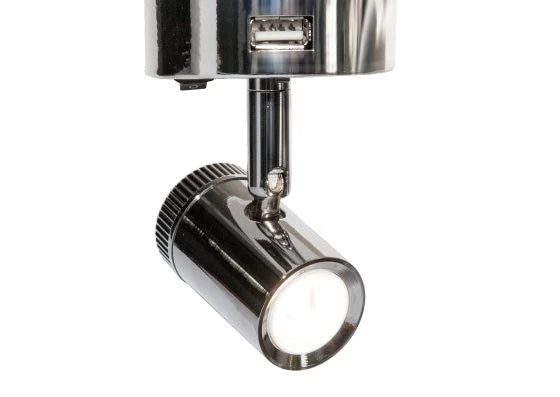4X LED Chrome Dimmer Spotlight for Caravan Boat (PO788)