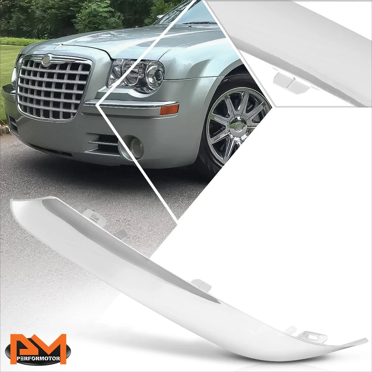 Bumper Cover Molding for Chrysler 300 (2005–2010) Polished Chrome