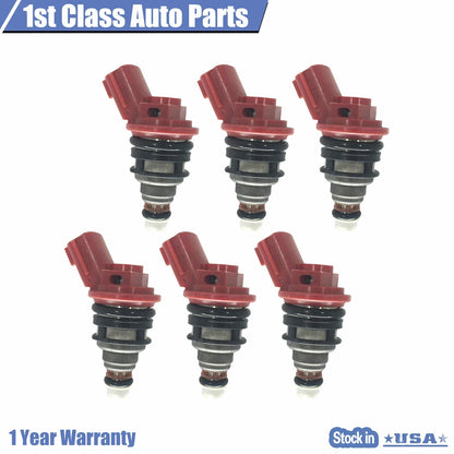 Set of 6 Fuel Injectors for Nissan 300ZX (1984–1996)