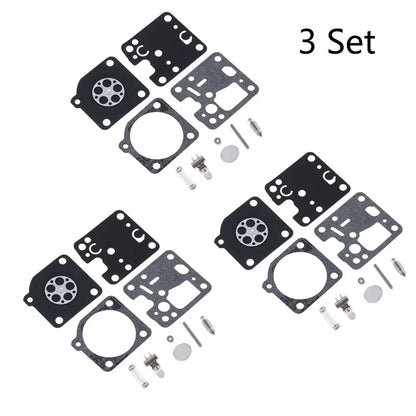 3X Carburetor Gasket Kit for Echo SRM-225 PB-251 (Zama RB-123 RB-188)