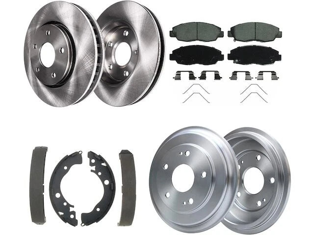 Brake Pad Rotor Shoe Drum Kit for Honda Civic (2012–2015) 17874HBRF