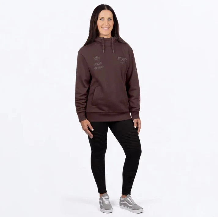 3XL FXR Raisin Stack Cotton PO Hoodie