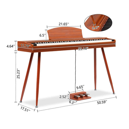 88-Key Digital Piano for Ktaxon Keyboard with Stand, Headphone, Cover