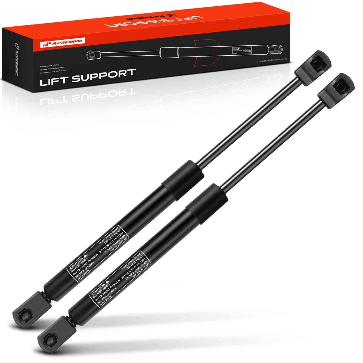 2X Front Hood Lift Supports Shock Struts for Ford Taurus (2010–2019) AG1Z16C826A, AG1Z16C826B, 6560