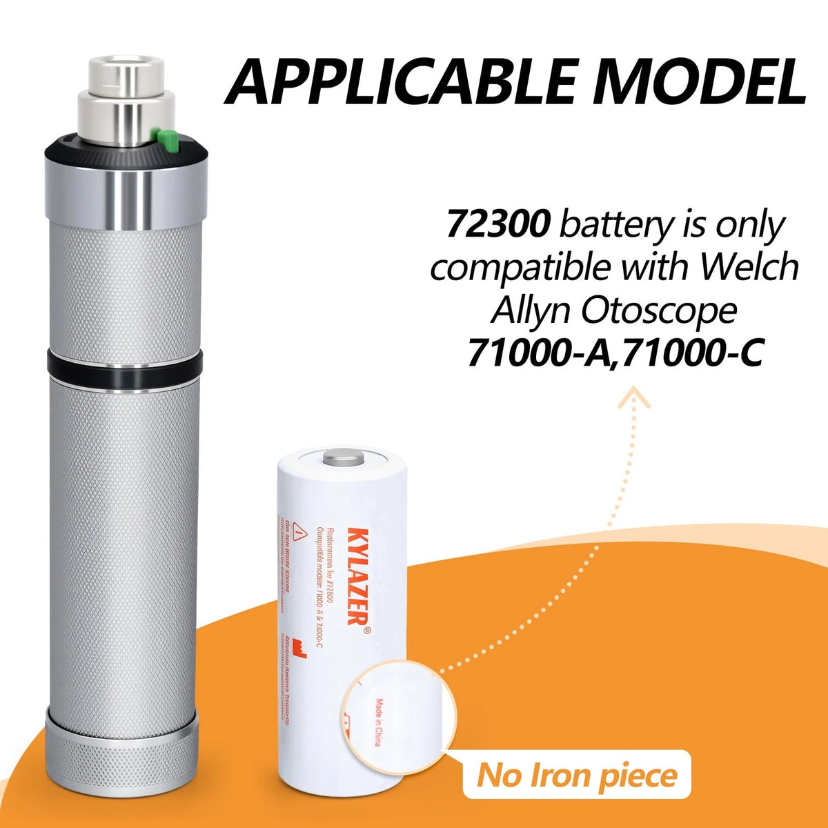 Replacement Battery for Welch Allyn 72300