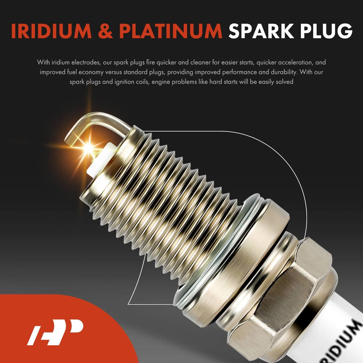 A-Premium Ignition Coil & 3X Iridium Spark Plugs for Chevrolet Spark (2013–2022)