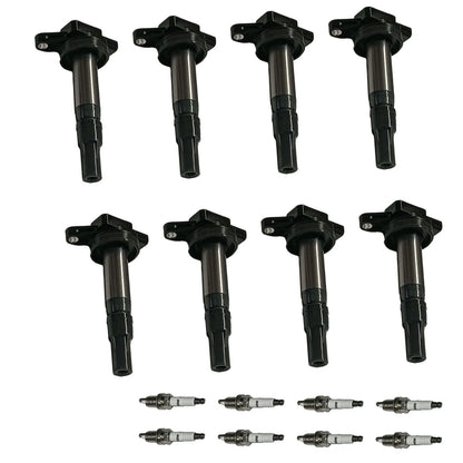 8X Ignition Coils & Spark Plugs for Jaguar XF, XJ8, Land Rover Range Rover (2008–2015) UF519