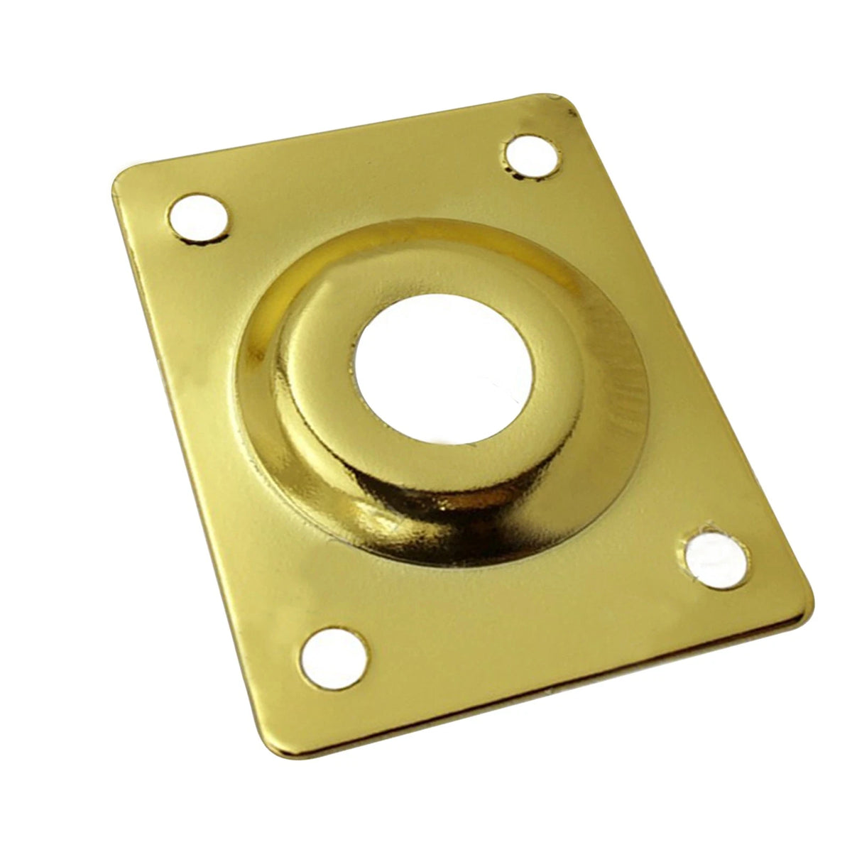 Guitar Output Metal Jack Plate Square with Screws for Electric Bass Guitar