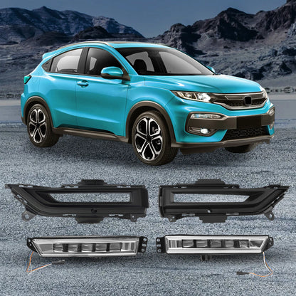 Set of 2 Fog Lights for Honda XRV (2019–2020) with LED Daytime Running Light