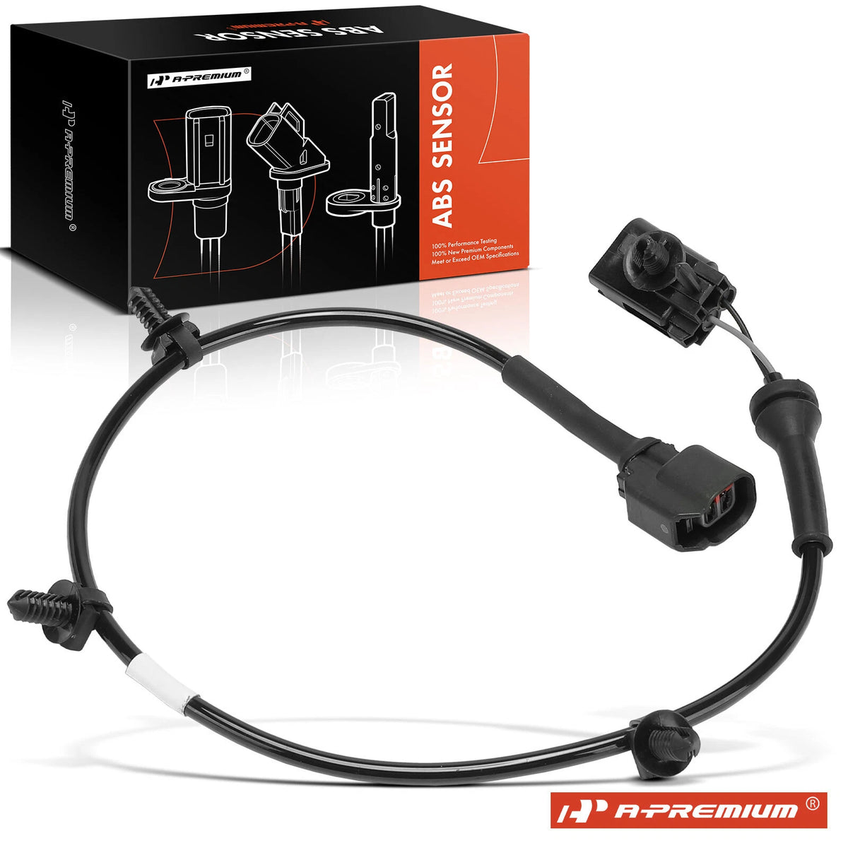 A-Premium Rear Right ABS Wheel Speed Sensor for Ford Focus (2015–2018) ALH104
